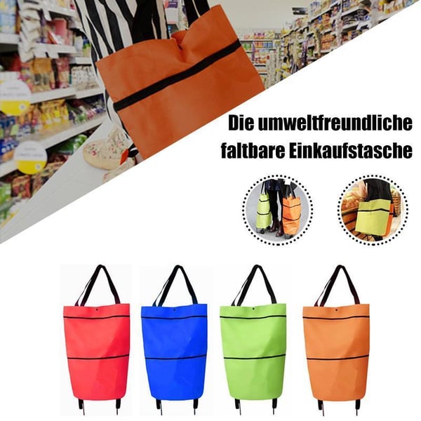 Junazilo® Foldable 2-in-1 Shopping Bag