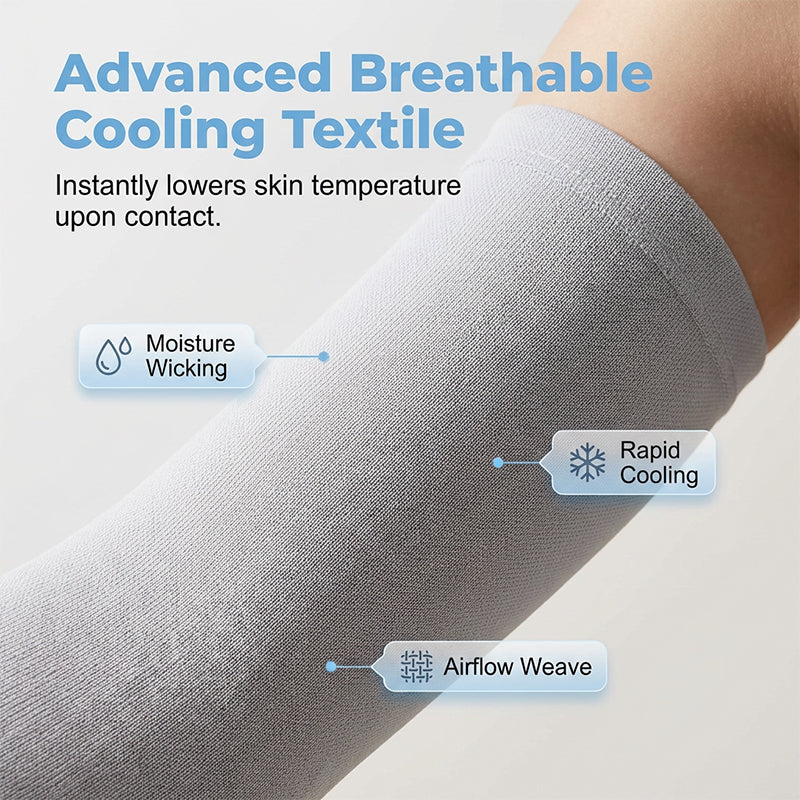 Junazilo® Unisex UV Protection Cooling Arm Sleeves