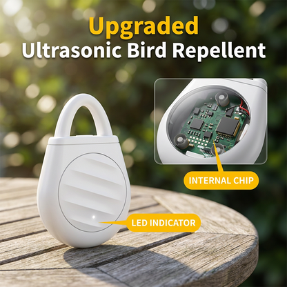 Junazilo® Portable Ultrasonic Bird Repellent Keychain