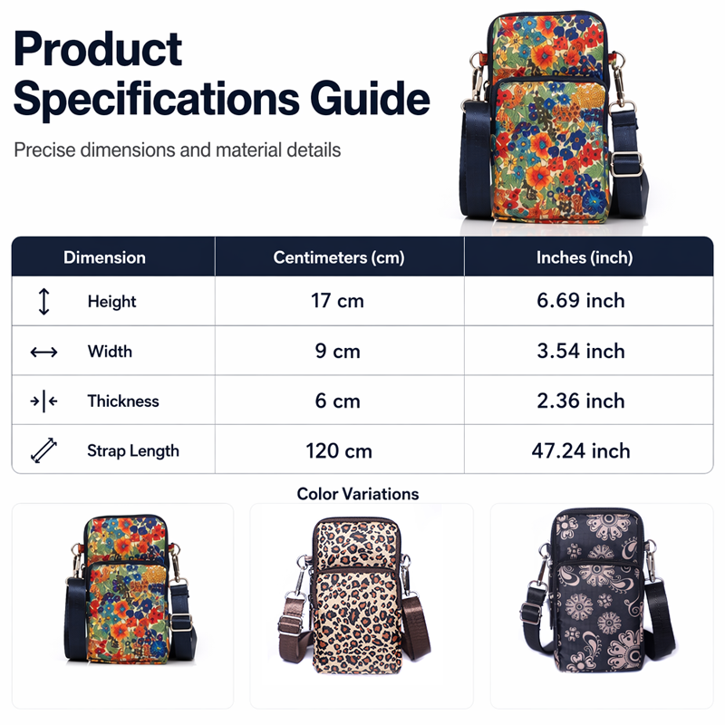 Junazilo® Printed Sports Armband & Crossbody Bag upsell