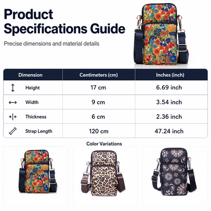 Junazilo® Printed Sports Armband & Crossbody Bag upsell
